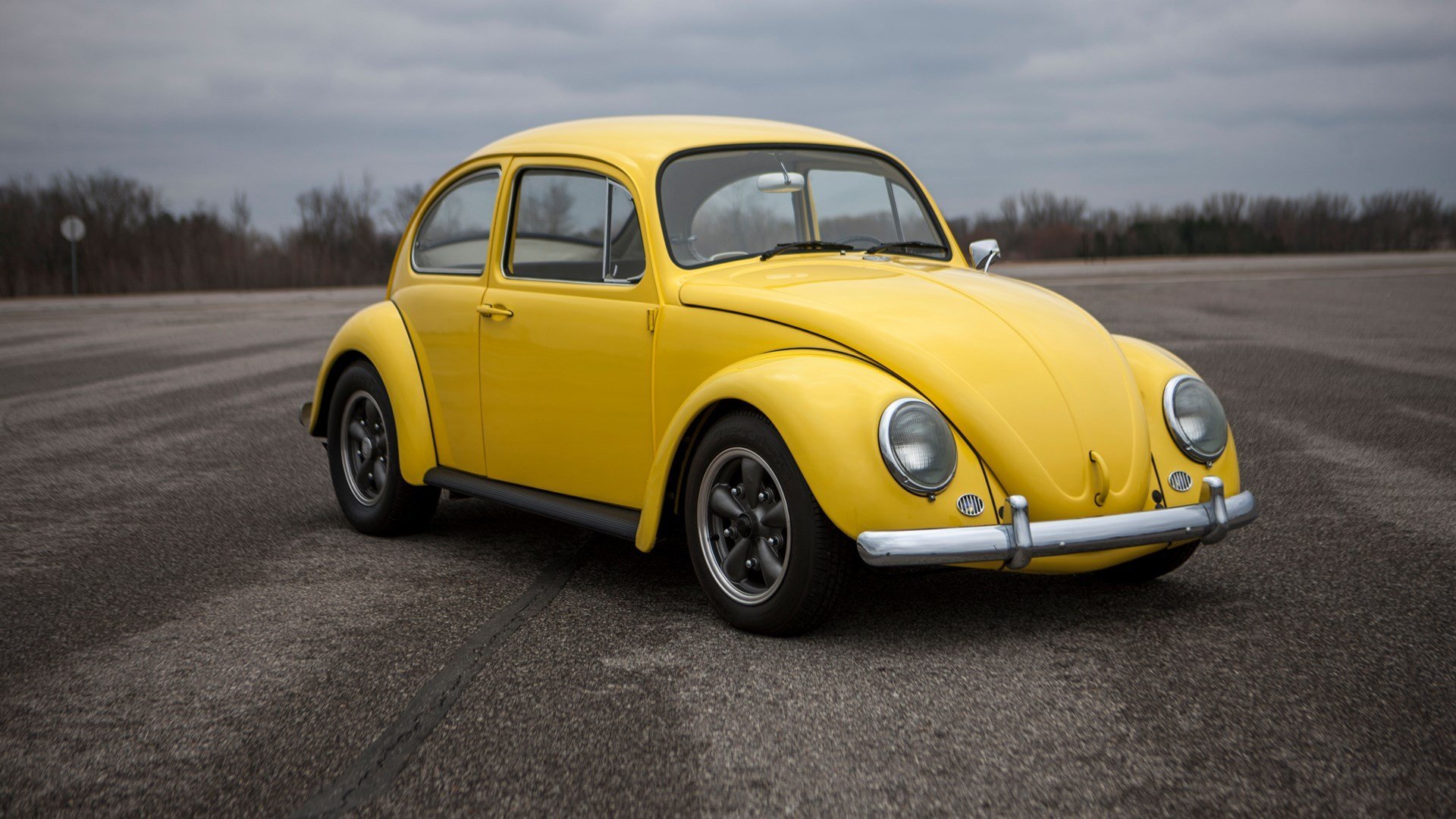 Yellow VW Beetle