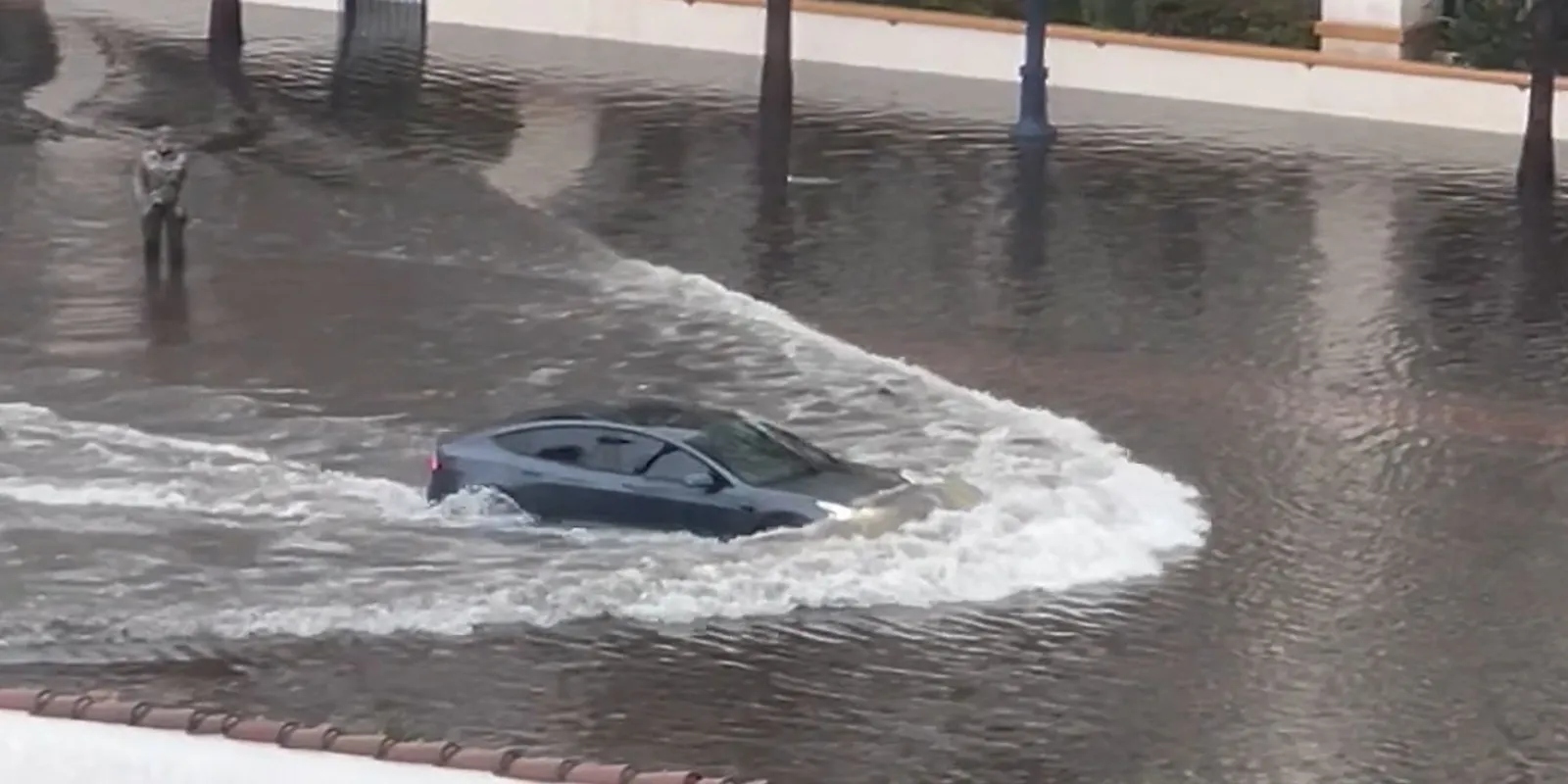 Tesla in water